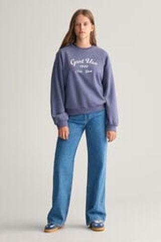 Sweat oversize - Bleu