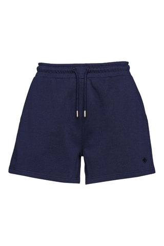 Short relaxed en coton biologique - Bleu marine