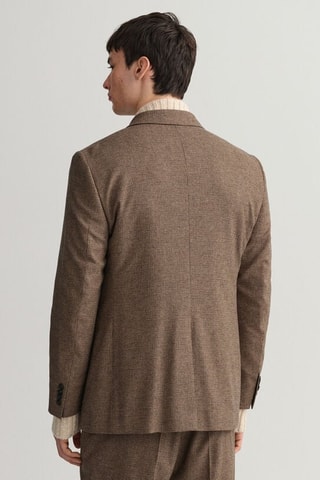 Blazer relaxed en laine - Marron