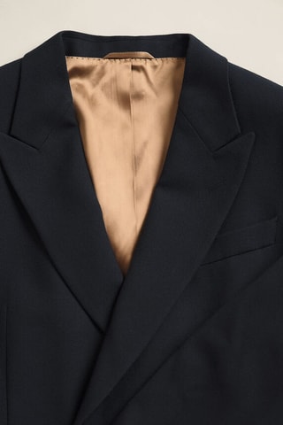 Blazer en laine - Bleu marine