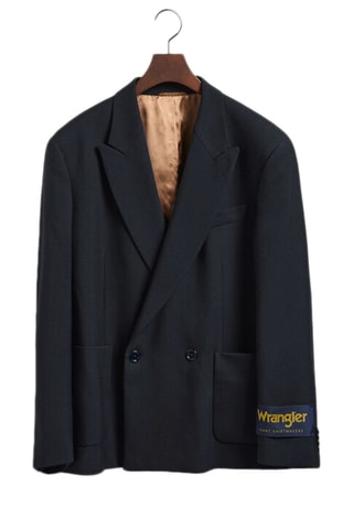 Blazer en laine - Bleu marine