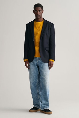 Pull en alpaga - Moutarde