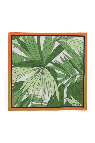 Carré en soie - Vert foncé