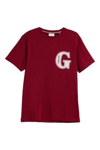 T-shirt - Bordeaux et écru