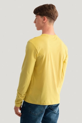 T-shirt - Jaune et bleu marine