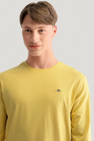 T-shirt - Jaune et bleu marine