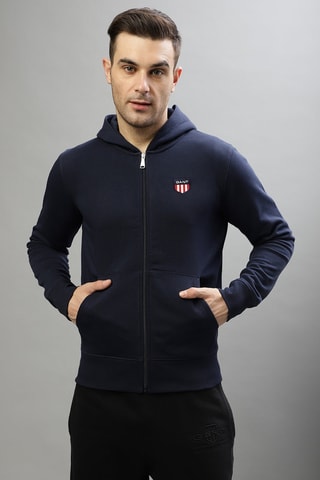 Sweat à capuche - Bleu marine