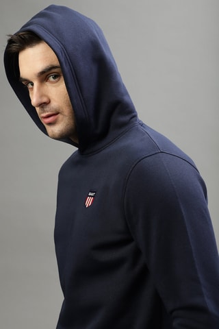 Sweat à capuche - Bleu marine