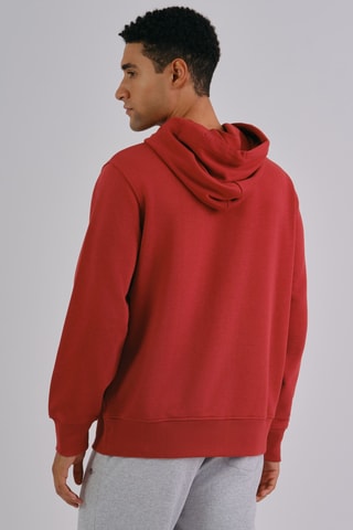 Sweat à capuche - Rouge