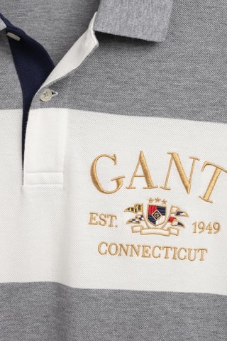 Polo - Gris chiné et blanc