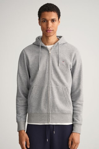 Sweat à capuche - Gris chiné