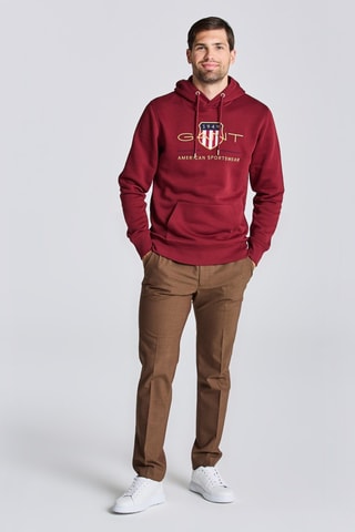 Sweat à capuche - Bordeaux