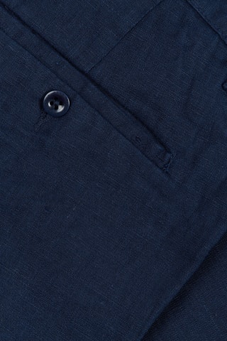 Bermuda en lin - Bleu marine