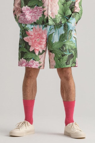 Bermuda en soie - Rose