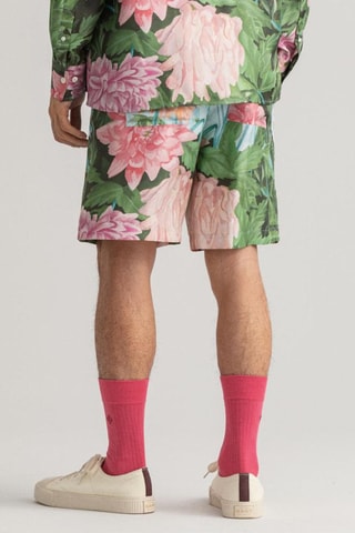 Bermuda en soie - Rose