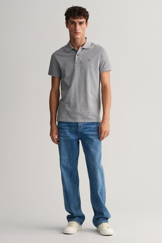 Polo - Gris clair chiné