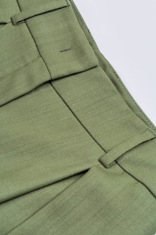 Pantalon en laine taille haute - Vert