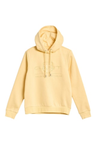 Sweat regular à capuche - Jaune pâle