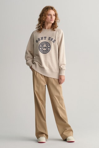 Sweat en coton biologique - Beige