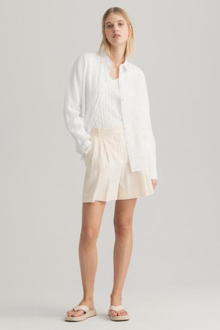 Chemisier en lin - Blanc