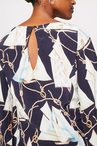 Robe droite - Bleu nuit