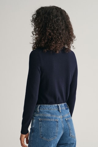 Pull en laine d’agneau - Bleu marine