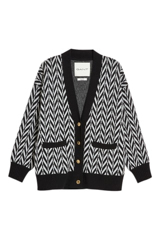 Gilet en laine d’agneau - Noir et blanc