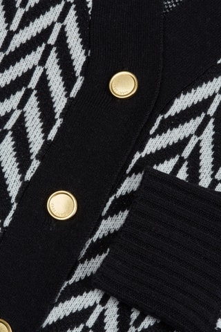 Gilet en laine d’agneau - Noir et blanc