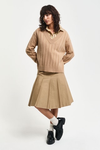 Pull en laine d’agneau - Camel