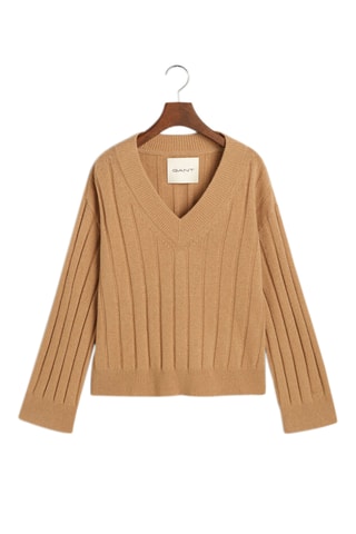 Pull en laine d’agneau - Camel