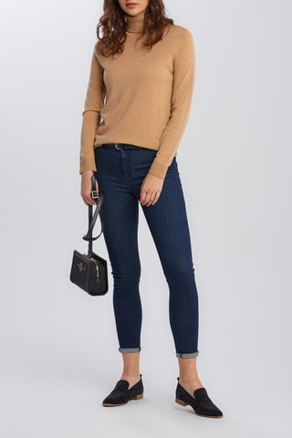 Pull en mérinos - Kaki