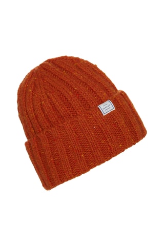 Bonnet en laine d’agneau - Orange