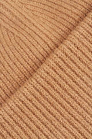 Bonnet en laine - Marron clair