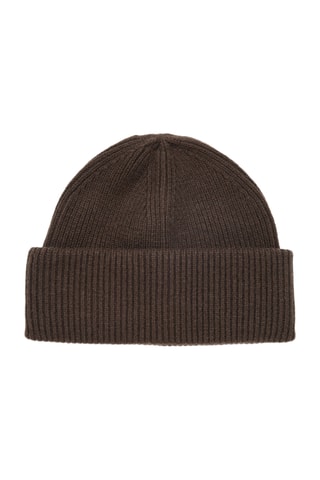 Bonnet en laine - Marron foncé