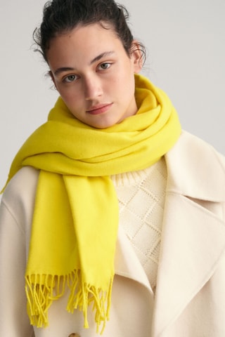 Echarpe en laine - Jaune