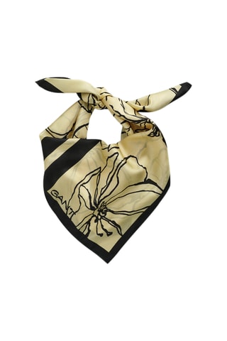 Carré en soie - Jaune