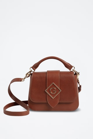 Sac à main en cuir de veau - Marron