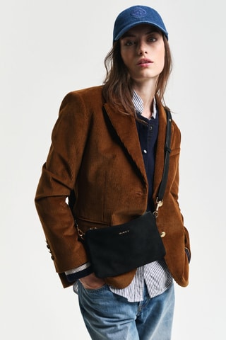 Sac bandoulière en cuir - Noir