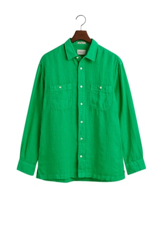 Chemise en lin - Vert clair