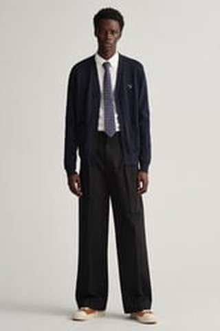 Gilet - Bleu marine et blanc