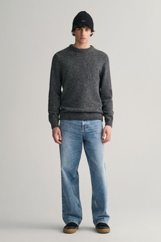 Pull en laine - Anthracite chiné