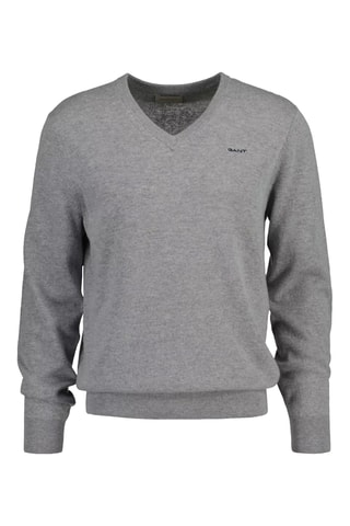 Pull en laine d’agneau - Gris chiné