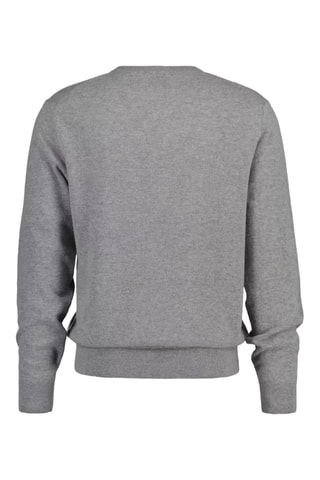 Pull en laine d’agneau - Gris chiné
