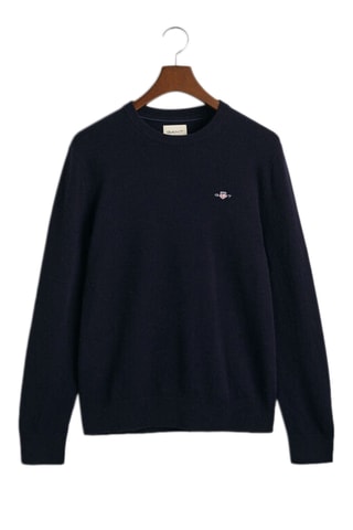 Pull en laine d’agneau - Bleu nuit