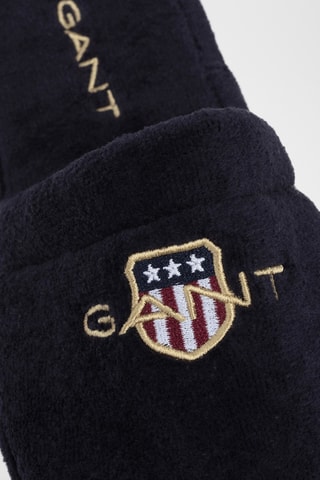 Pantoufles en coton biologique - Bleu nuit