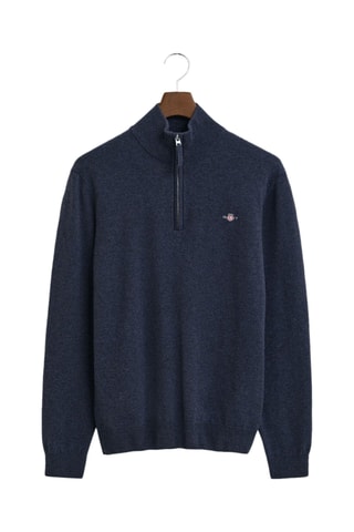 Pull en laine d’agneau - Bleu marine