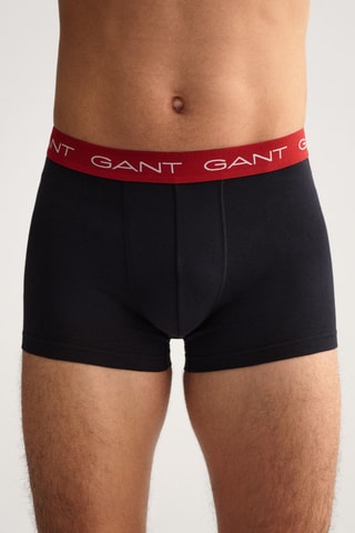 3 boxers - Noir et rouge