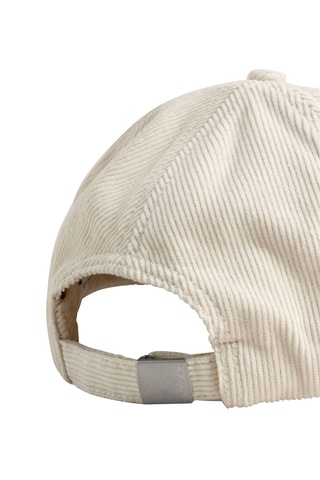 Casquette en velours - Ecru