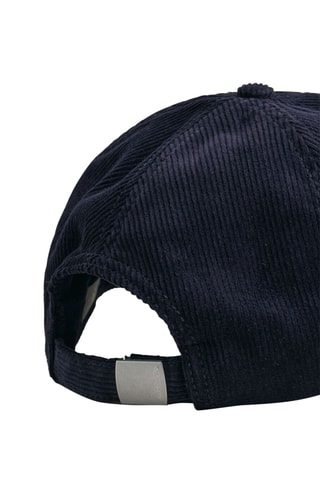 Casquette en velours - Bleu marine