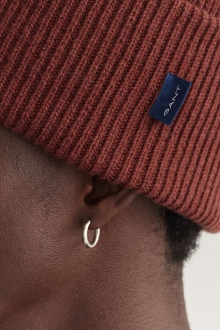 Bonnet en laine - Marron